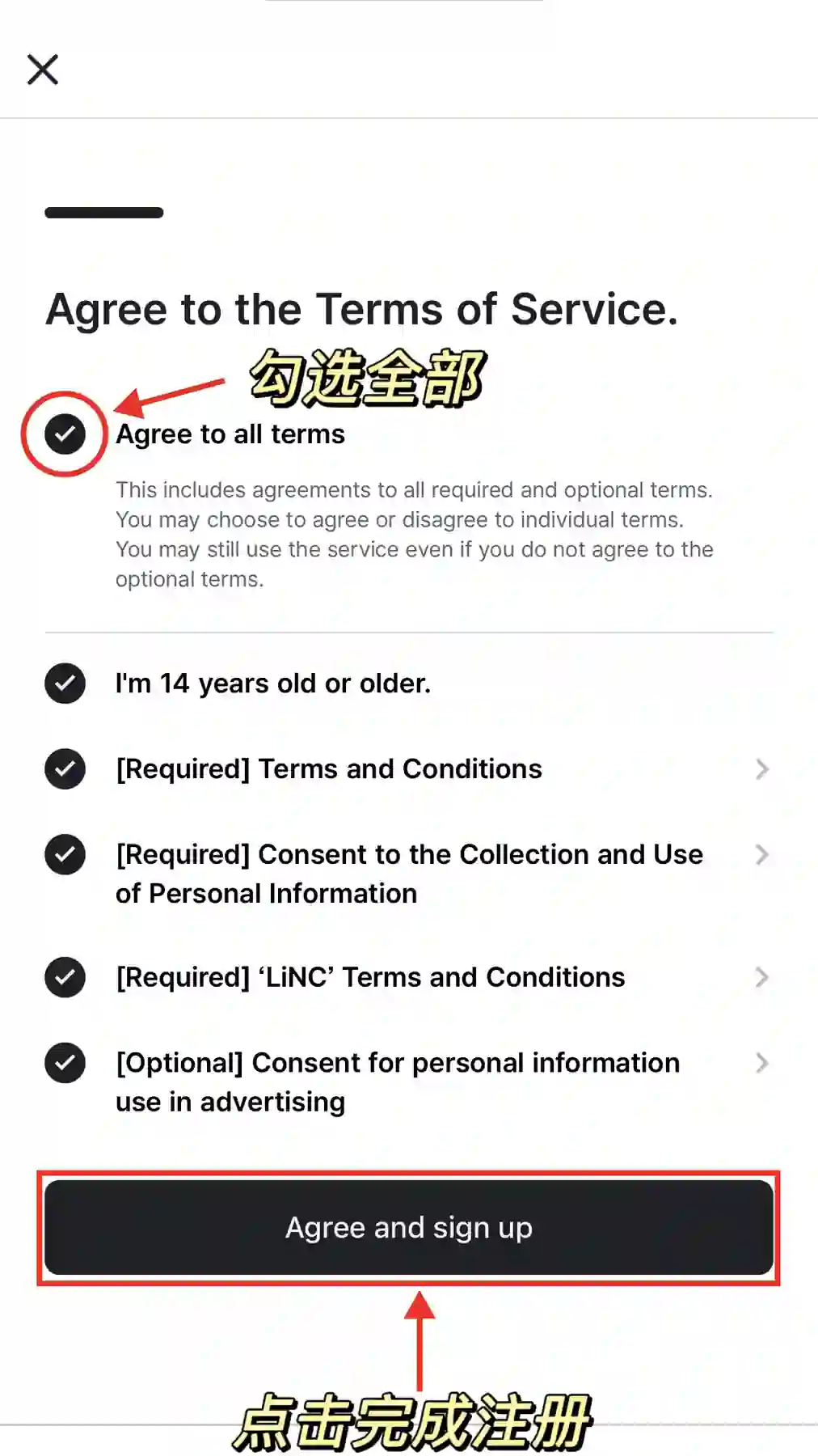 LINC 注册教程 6